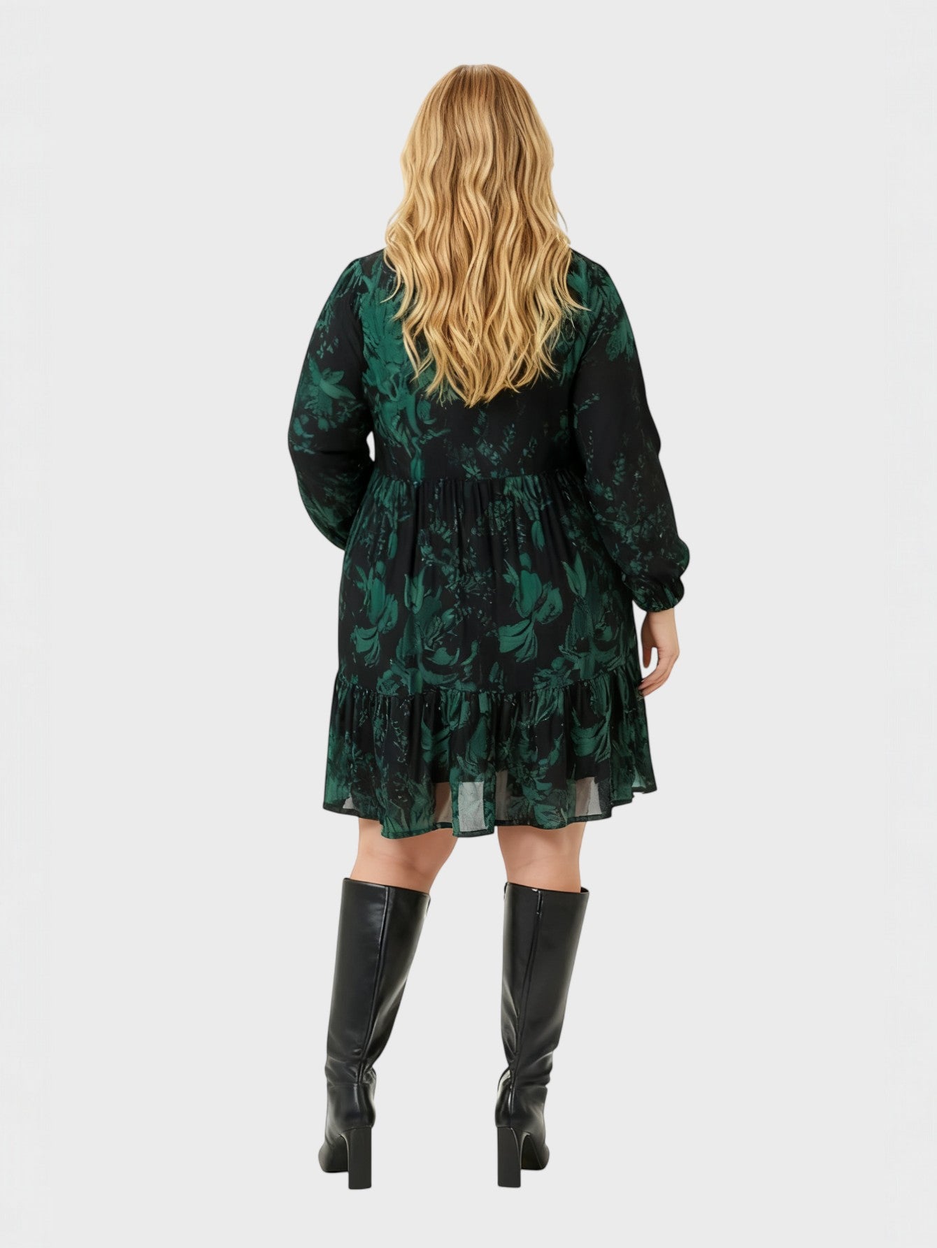 Lapa Plus Women's Elegant Wrap Dress For Date Night