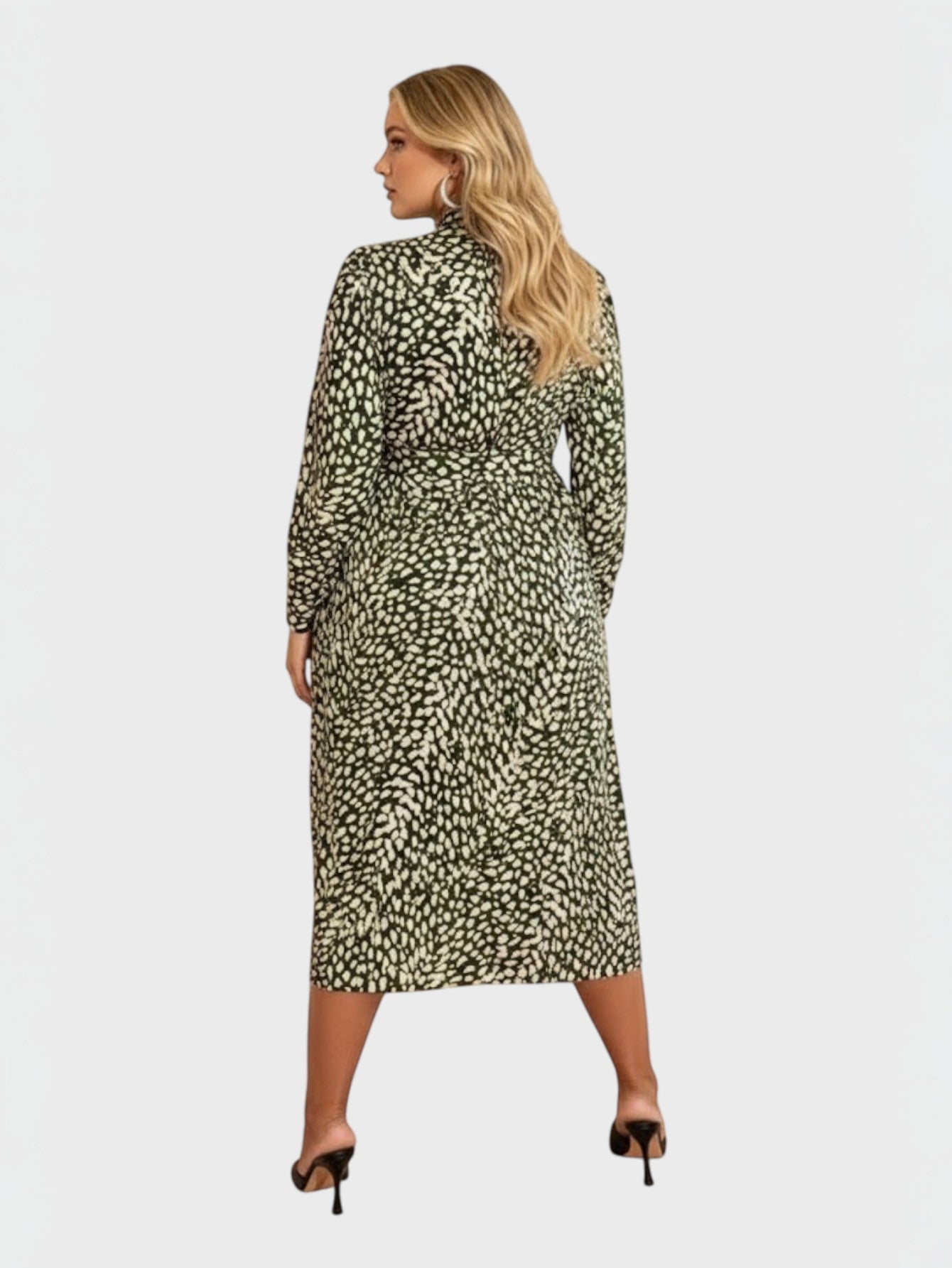 Lapa Plus Women's Stylish Commuting Floral Print Dress