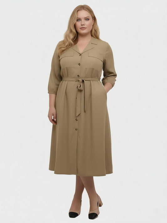 Lapa Plus Women's Wind-Resistant Trench Dress