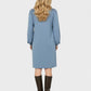 Lapa Plus Women's Straight Dress with Lace-Trimmed Shoulders