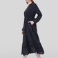 Lapa Plus Women's Jacquard Loose Pocket Dress