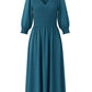 Lapa Plus Women's Elegant Smocked Dress