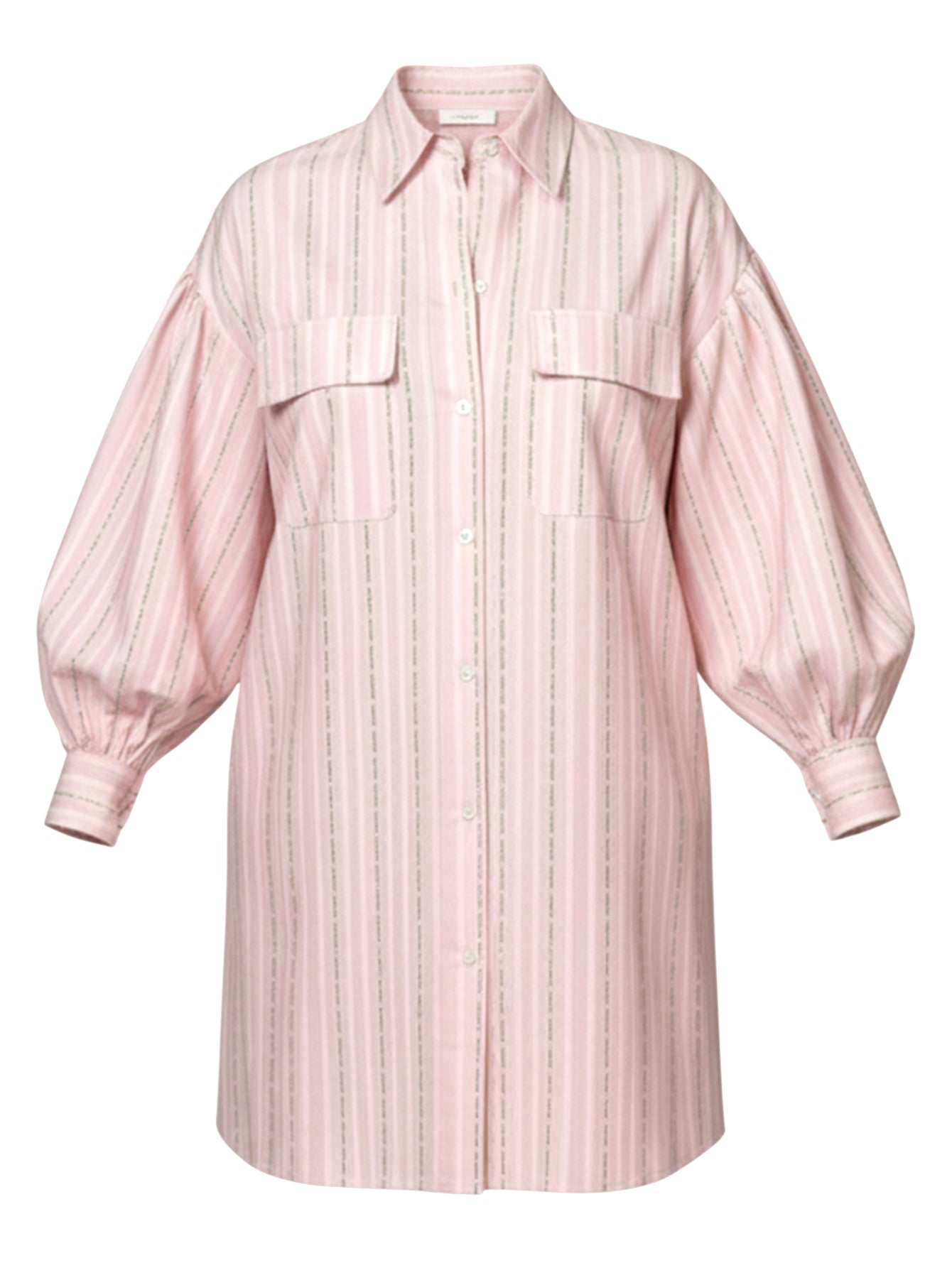 Lapa Plus Women's Striped Print Dress with Pockets