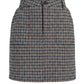 Lapa Plus Women's Stylish Plaid Suit Skirt Set