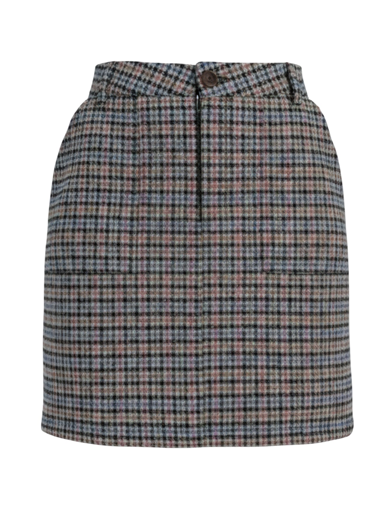 Lapa Plus Women's Stylish Plaid Suit Skirt Set