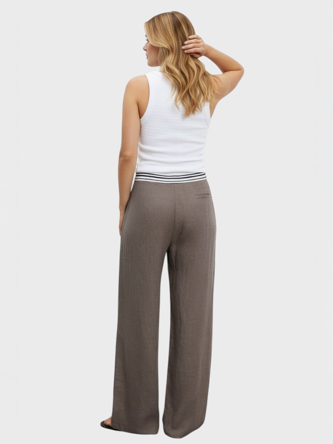 Lapa Plus Women's Cotton-Linen Like Casual Pants