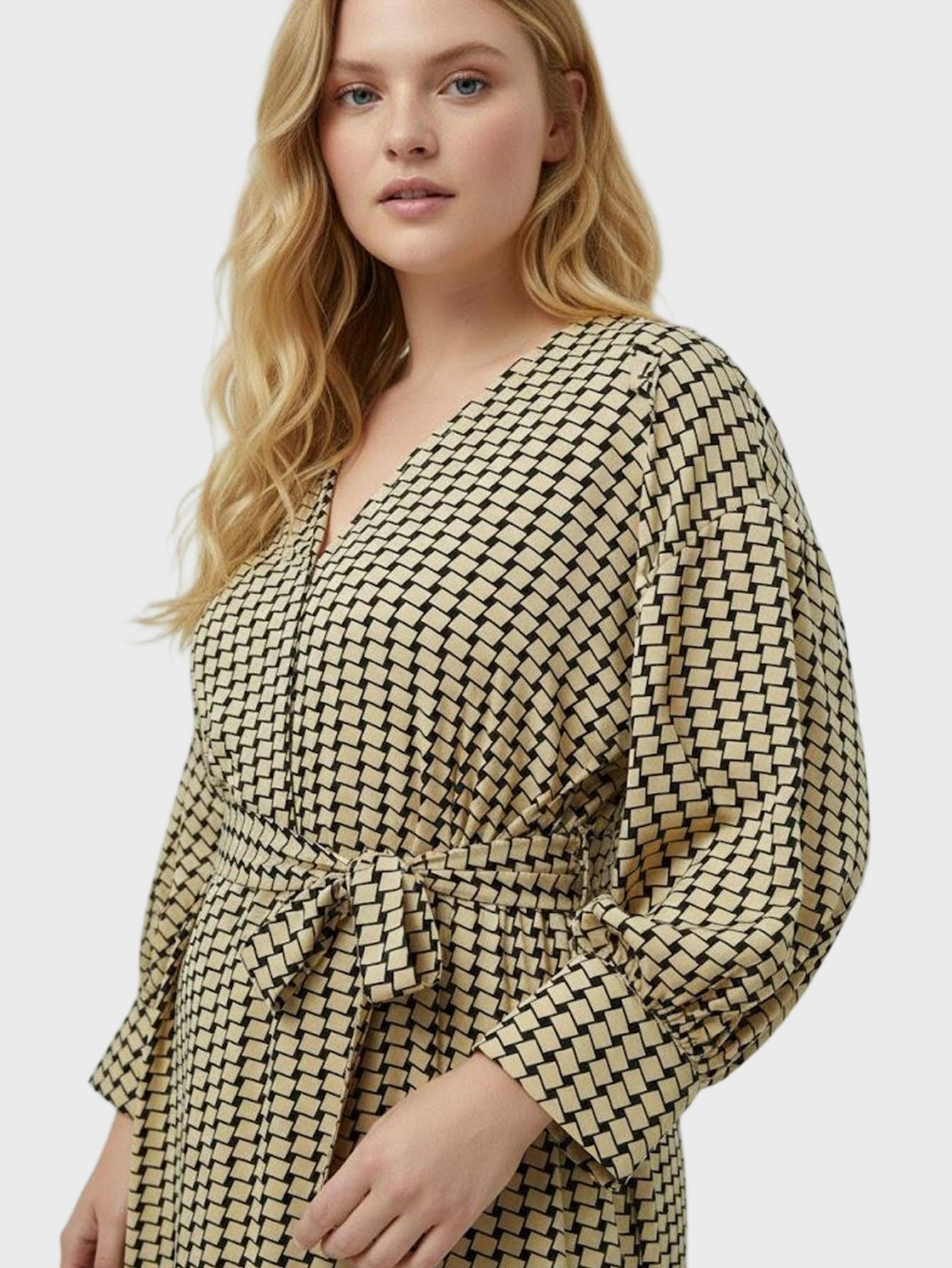 Lapa Plus Women's Shirt Dress With Tie Waist Dress