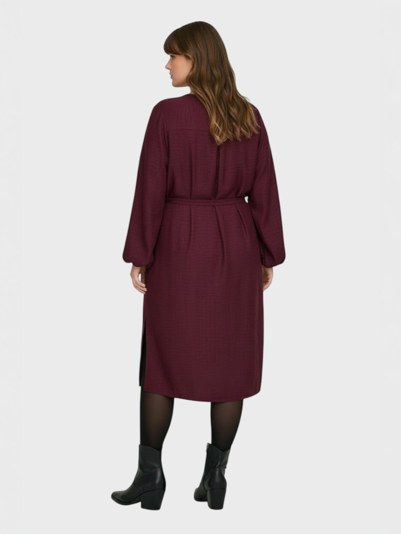 Lapa Plus Women's Solid Color Casual Comfortable Dress