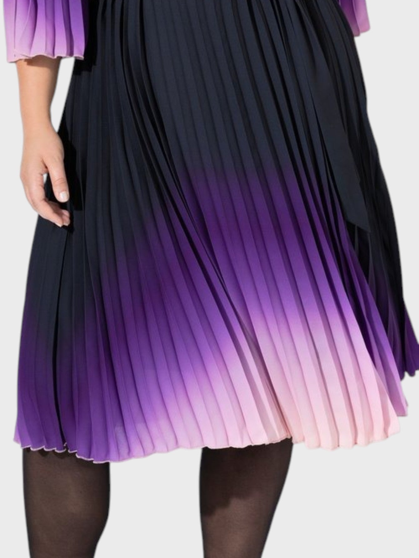 Lapa Plus Women's Tie-dye Pleated Dress