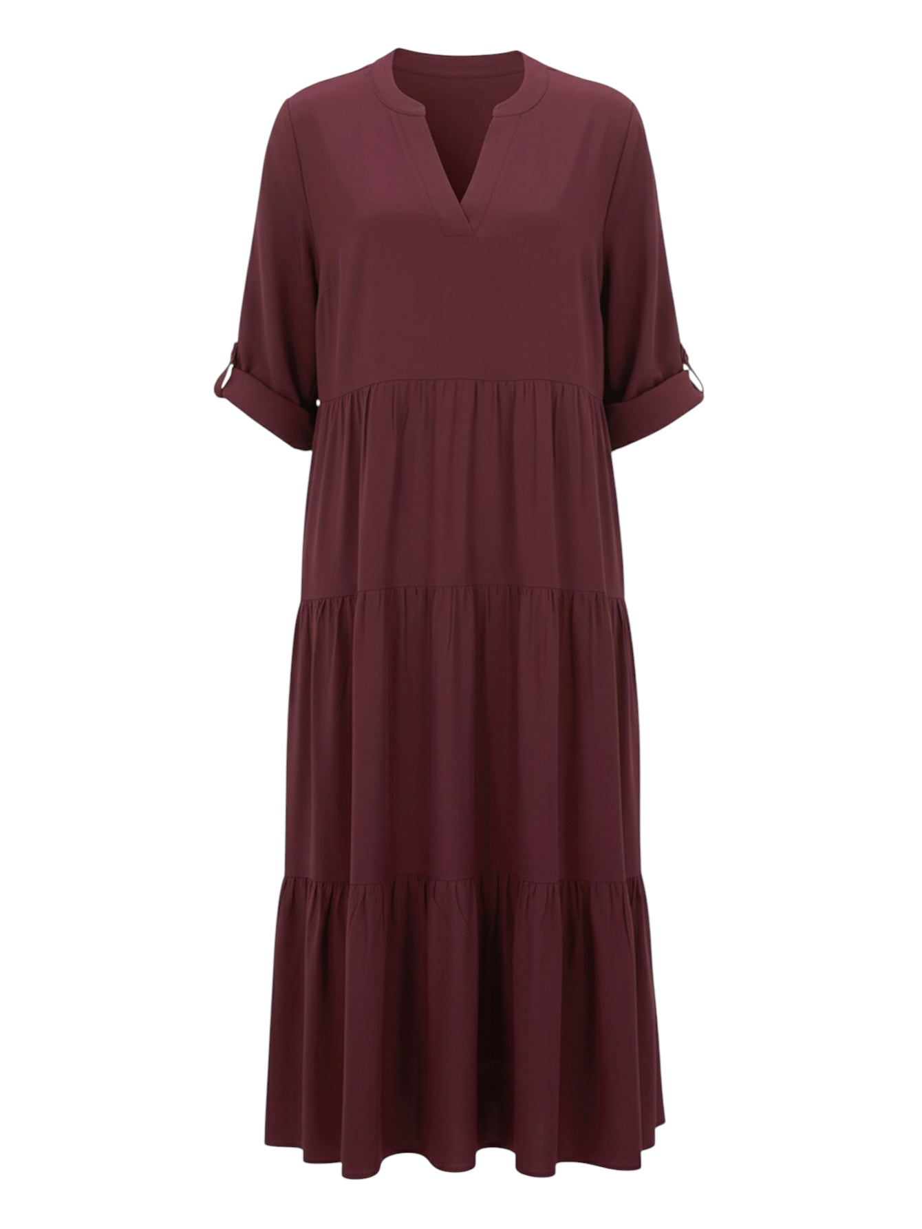 Lapa Plus  Women's Basic Patchwork Dress