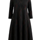 Lapa Plus  Women's Stylish Vertical Striped Dress
