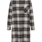 Lapa Plus Women's Black and White Plaid Dress with Pockets (No Belt Included)
