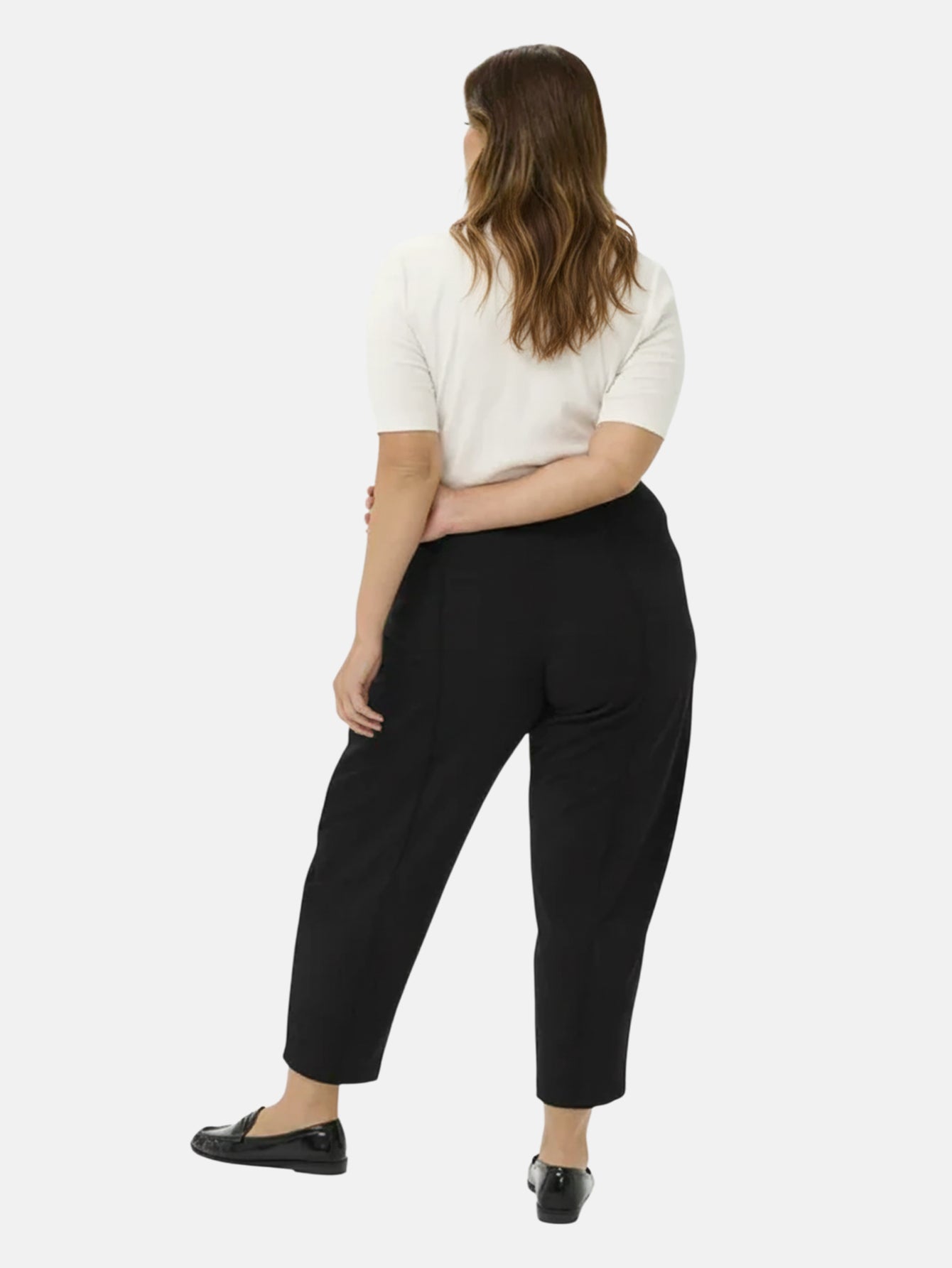 Lapa Plus Women's Elastic Daily Casual Cropped Pants
