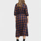 Lapa Plus Women's Casual Dress with Plaid Belt