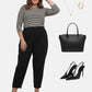 Lapa Plus Women's Casual Slim-Fit Ankle-Length Pants