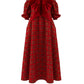 Lapa Plus Women's Christmas New Year Red Plaid Dress