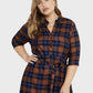Lapa Plus Women's Casual Dress with Plaid Belt
