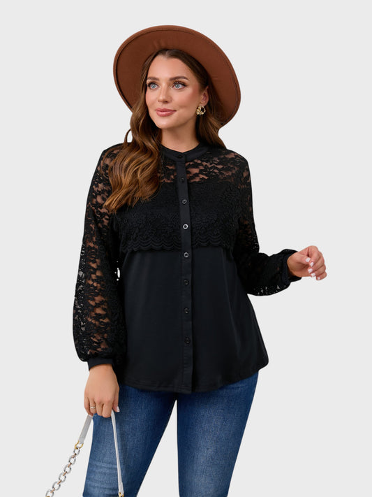 Lapa Plus Women's Elegant Stylish Commuting Dating Top