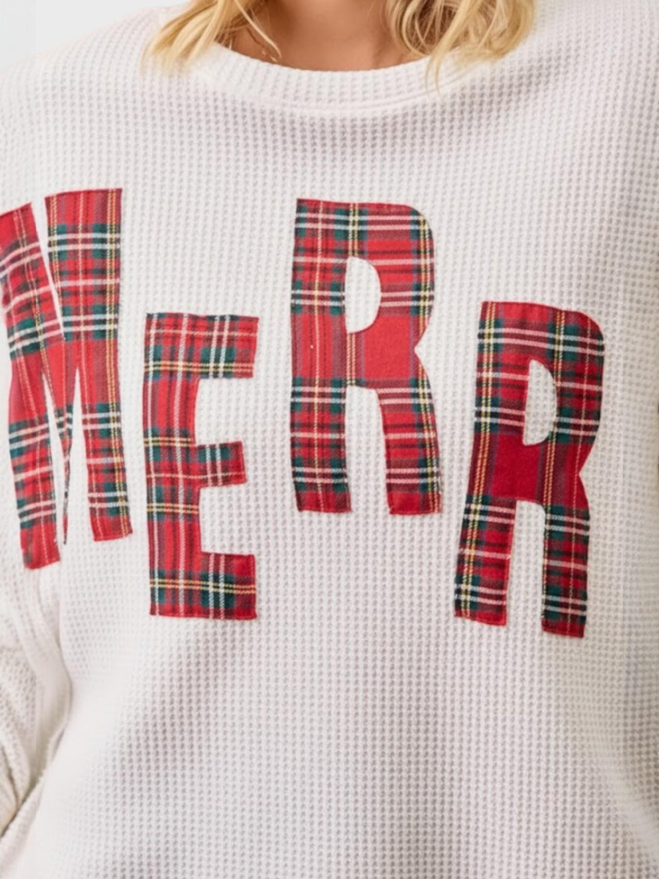 Lapa Plus Women's Christmas Red Floral-print Top