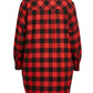 Lapa Plus Women's Plaid Collared  Dress