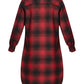 Lapa Plus Women's Elegant Plaid Collared  Dress