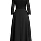 Lapa Plus Women's Timeless Elegant Lace-Paneled Dress