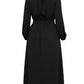 Lapa Plus Women's Solid Color Minimalist Elegant Dress