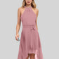 Lapa Plus Women's Chiffon Dress With Irregular Hem