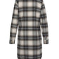 Lapa Plus Women's Black and White Plaid Dress with Pockets (No Belt Included)