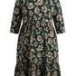 Lapa Plus Women's Loose Casual Printed Dress