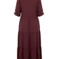 Lapa Plus  Women's Basic Patchwork Dress