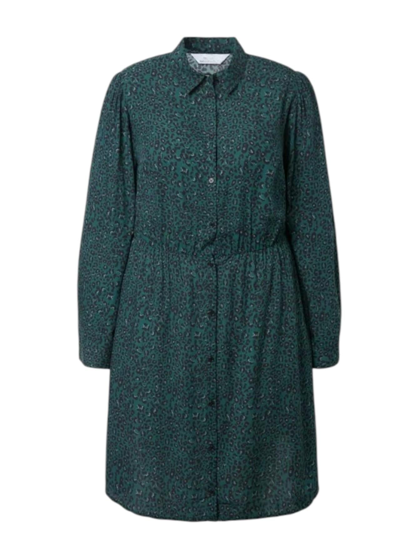 Lapa Plus Women's Casual Commuting Leopard Print A-line Dress