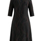 Lapa Plus  Women's Stylish Vertical Striped Dress
