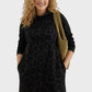 Lapa Plus Women's Leopard Print Hoodie Dress