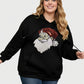 Lapa Plus Women's Custom Christmas Pattern Hooded Sweatshirt