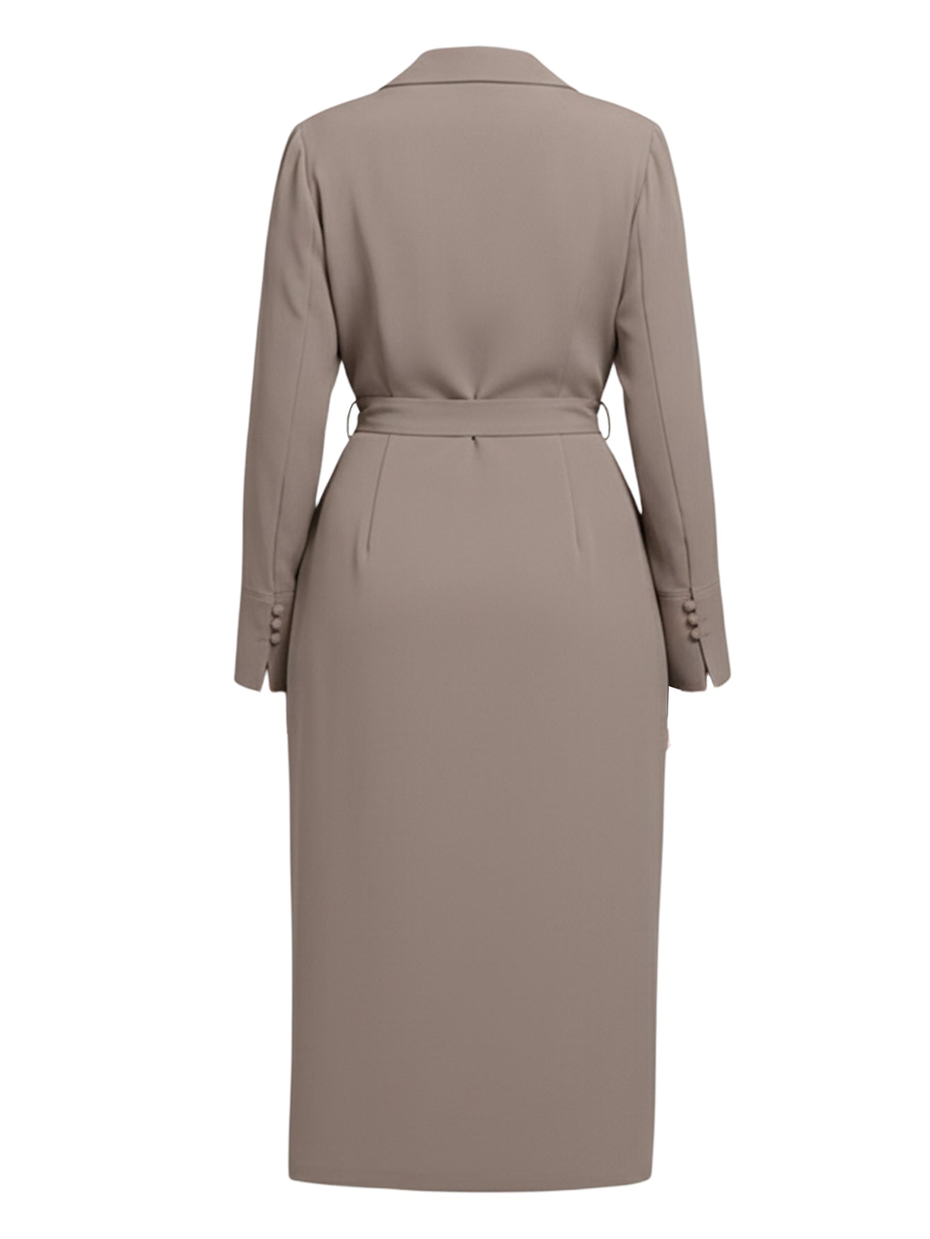 Lapa Plus Women's V-Neck Tie-Waist A-Line Dress