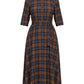 Lapa Plus Women's Casual Dress with Plaid Belt