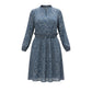 Lapa Plus Women's Floral Print Elastic Waist Dress