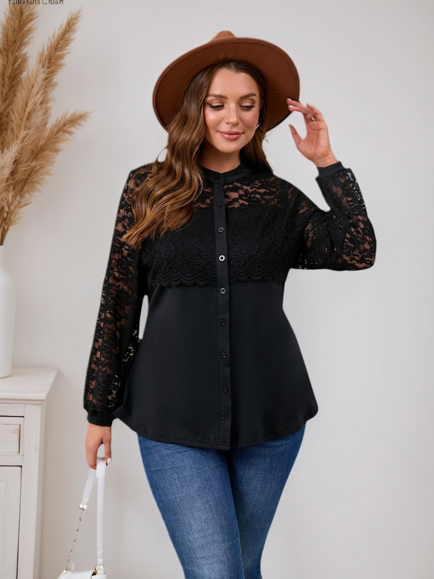 Lapa Plus Women's Elegant Stylish Commuting Dating Top