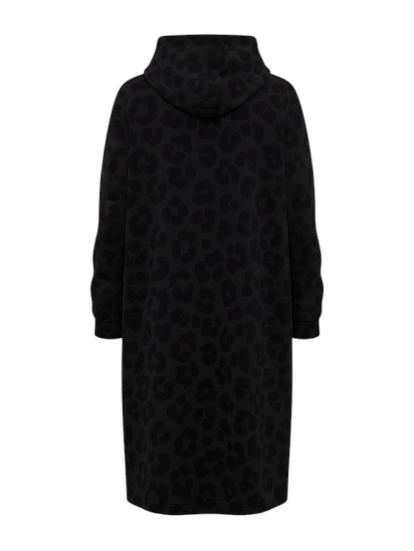 Lapa Plus Women's Leopard Print Hoodie Dress
