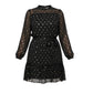 Lapa Plus Women's Polka Dot Chiffon Dress