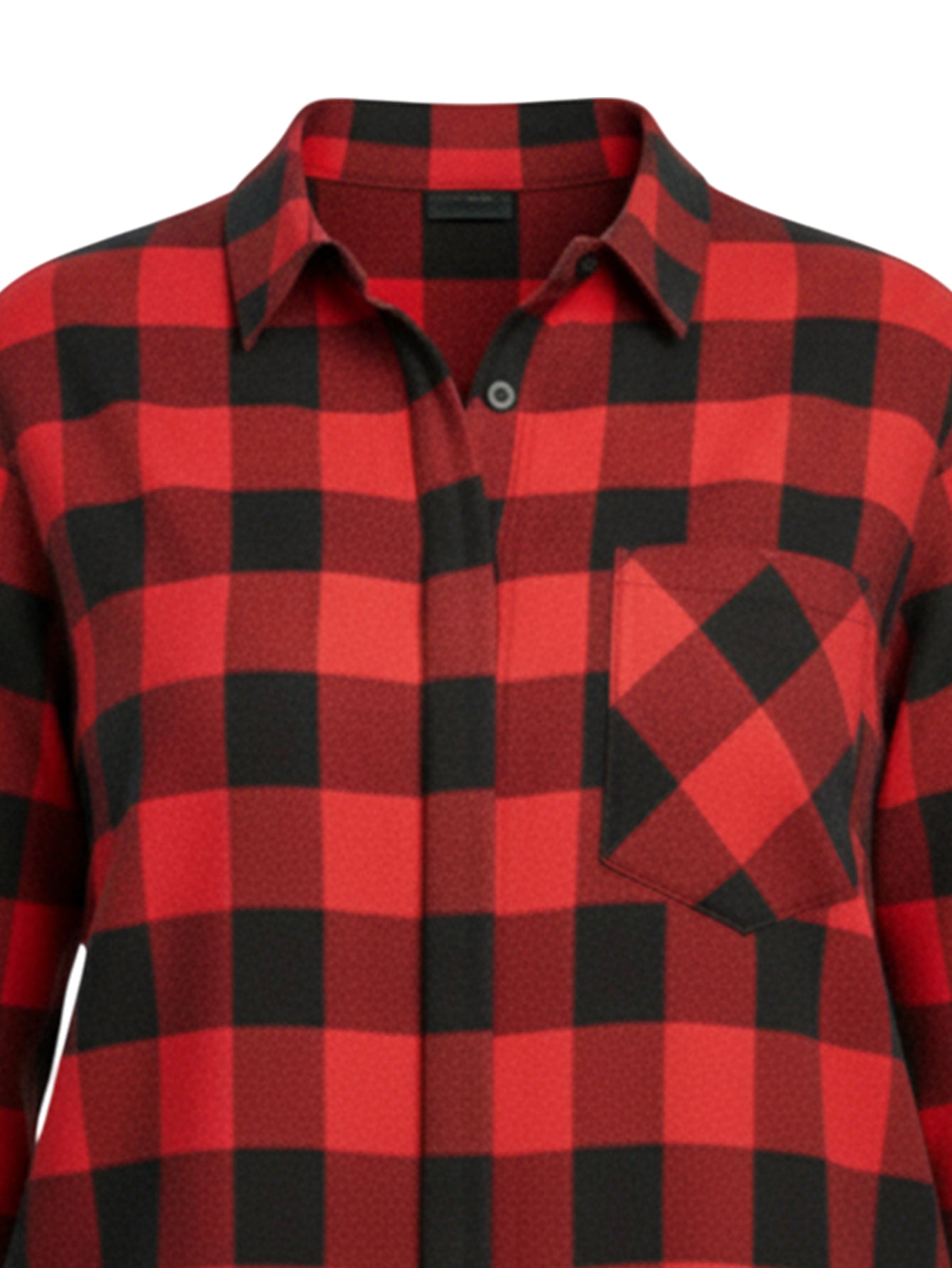 Lapa Plus Women's Plaid Collared  Dress