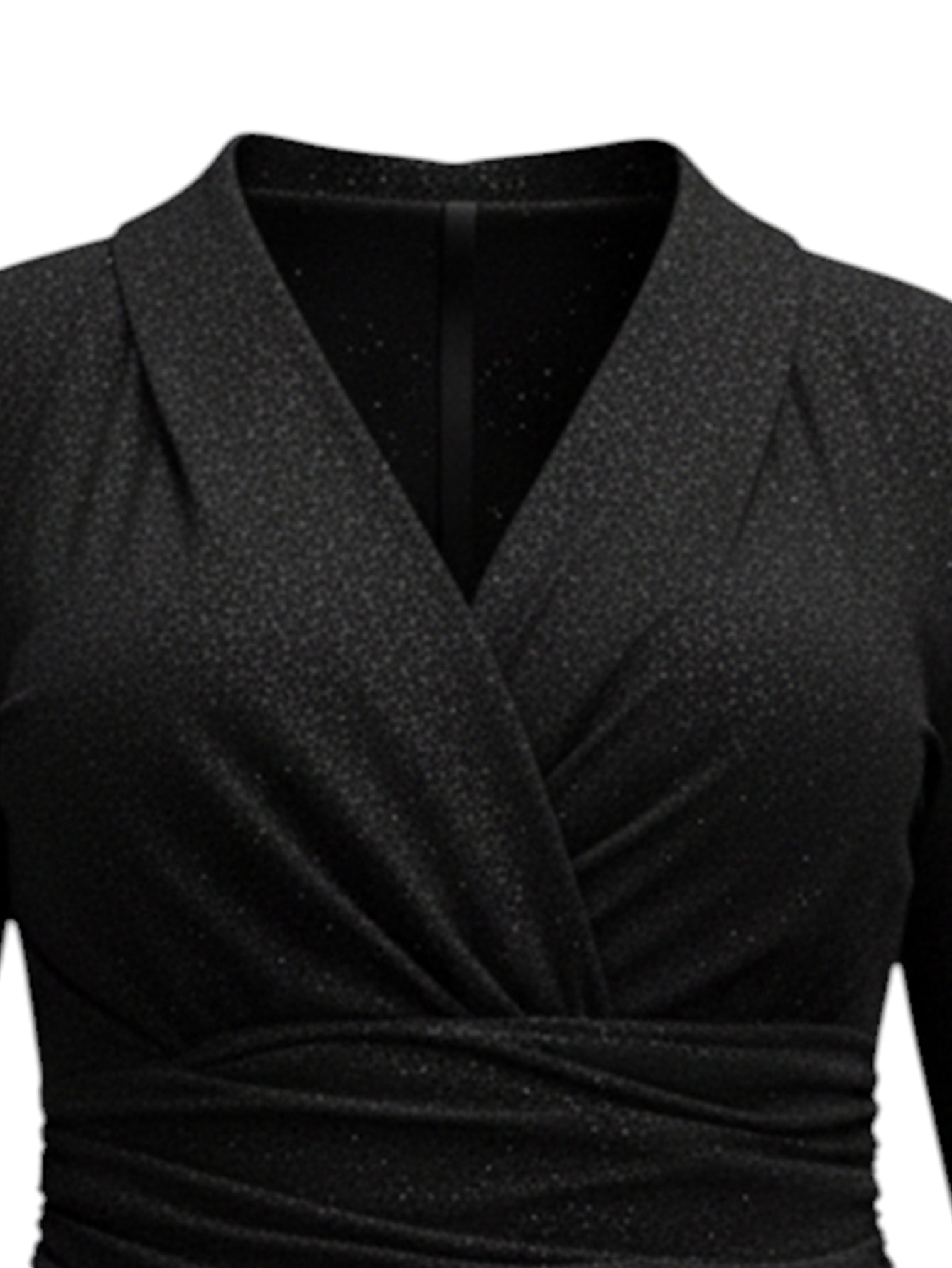 Lapa Plus Women's Sexy V-Neck Wrap Dress