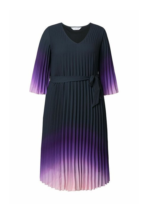 Lapa Plus Women's Tie-dye Pleated Dress