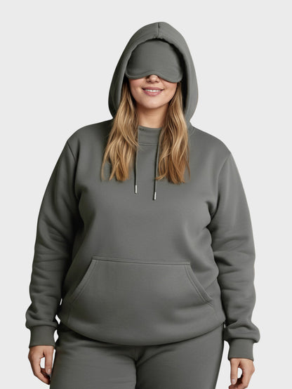 Lapa Plus Damen-Augenmaske mit Kapuze, mehrfarbig, Sweatshirt 
