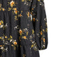 Lapa Plus Women's Elegant Printed Black Dress