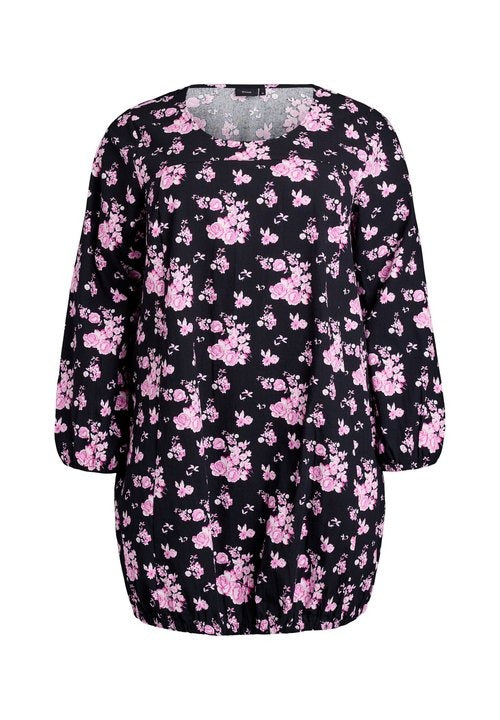 Lapa Plus Women's Loose Round-neck Printed Dress