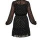 Lapa Plus Women's Polka Dot Chiffon Dress