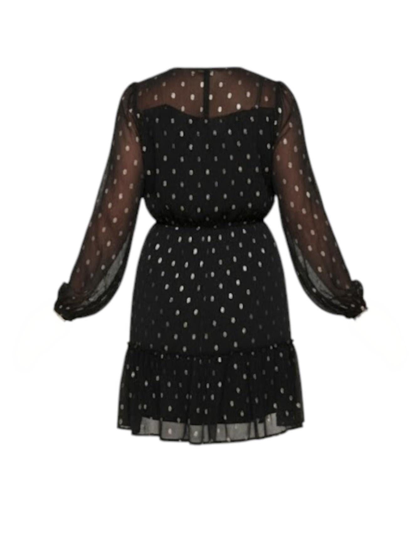 Lapa Plus Women's Polka Dot Chiffon Dress