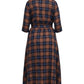 Lapa Plus Women's Casual Dress with Plaid Belt